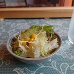 シャンティ - ドレッシングが美味しい、シャキシャキの冷たいサラダ。