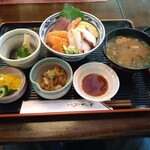 Cafe Suimei - 気まぐれランチ　ミニ海鮮丼　1000円