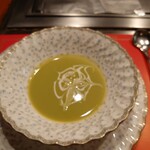 ステーキハウス 千萬 高松店 - 枝豆のスープ