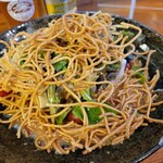 大村庵 - カリカリ蕎麦の豆腐サラダ