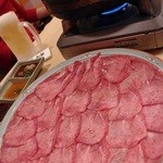 牛タン石鍋焼き　これで2人分♪