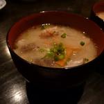 おたべや - 豚汁アップ