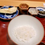 銀座 しのはら - ご飯とお供