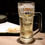 天ぷら と 海鮮 個室居酒屋 天場 - ハイボール