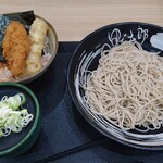 ゆで太郎 - ミニのり弁セット(冷)600円