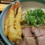 ラーメン巌哲 - 盛り＋海老天
