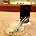 茜坂大沼 - デサートとアイスコーヒー