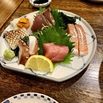 釣船 生駒 - 刺身の盛合せ