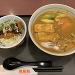 若鯱家 - 名物カレーうどんミニ丼セット