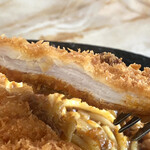 レストラン山彦 - やっぱりチキンじゃ物足りない。しかし、なんでチキンカツなんだろ？？