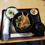 とんかつ たから - ランチ野菜天丼 1100円