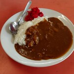 黒恵屋食堂 - カレー。なんと450えーん　ご飯も美味しいです(^^)b