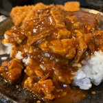 とんかつとカツカレーの店 キセキ食堂 - ライスにカレーON^_^サイコー‼️