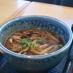 Juuwari Soba Koga - 牛ごぼうつけそばのつけ汁