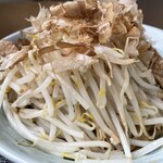 ラーメン もっけだの - 汁なし普通ヤサイマシニンニクのヤサイ