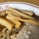 ラーメン もっけだの - 中華そば普通こってりのメンマ