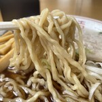 ラーメン もっけだの - 中華そば普通こってりの麺