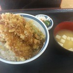 ねぎどん - 天丼のセット　680円