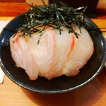 Homemade Ramen 麦苗 - 実家の魚飯(タイの昆布締め)
