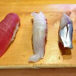 江戸前すし百萬石 - 赤身・鯛・こはだ