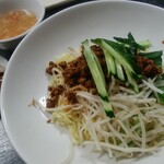 中国家庭料理 神洲之華 - 汁無し山椒風担担麺(太麺)
