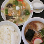 Tori Gen - 日替定食(八宝菜)。720円