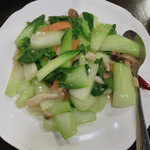 中華晋香苑 - チンゲン菜炒め
