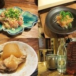 なめろう・梅水晶・お通し・ボトル入れました！