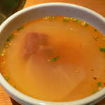 大東園 - テールスープと言うのでしょうか。落ち着いた滋味な味でホットする美味しさでした。