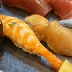 鮨 正治 - 海老と赤貝