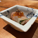 焼き鳥 とりら - 白肝胸巻き