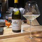 焼き鳥 とりら - 白ワインボトル2本目