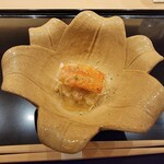 鮨 おおが - 毛ガニに新生姜のジュレ