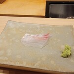 鮨 おおが - 明石の鯛