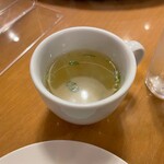 南海飯店 - かたい焼ソバのスープ