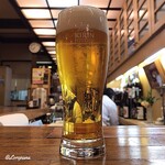 扇や - プレミアム生ビール①