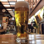 扇や - プレミアム生ビール②