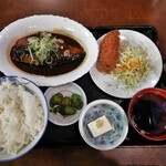 ○気 - さば味噌定食800円