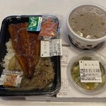 Sukiya - うな牛弁当並＋しじみ汁おしんこセット（890円＋100円）