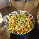 玄庵 - サバほぐしご飯（アップ）