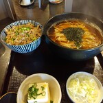 Genan - そばセット（サバほぐしご飯とかけ）