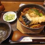 大正庵釜春 - みそやん海老天卵付,大正庵釜春西尾店(愛知県西尾市)食彩品館.jp撮影