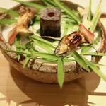 Ginza Mizuno - 若鮎の笹焼き