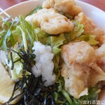 得得 - 鶏天冷やしうどん