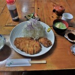 Ajino Mori Nagomiya - 黒豚　上ロースカツ定食￥1,950 