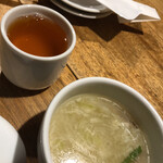 青龍門 - 【’20.10】セットのドリンクバーでジャスミンティーと日替わりスープをGET