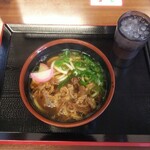 麺屋　まる - 肉うどん (税込)500円 ※上から(2021.06.12)