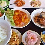 鮮藍坊 - 欲張りプレートランチ1500円