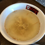 焼肉べこ六 - 定食のスープ