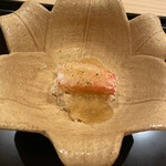 Sushi Ooga - 毛蟹と新生姜のジュレ